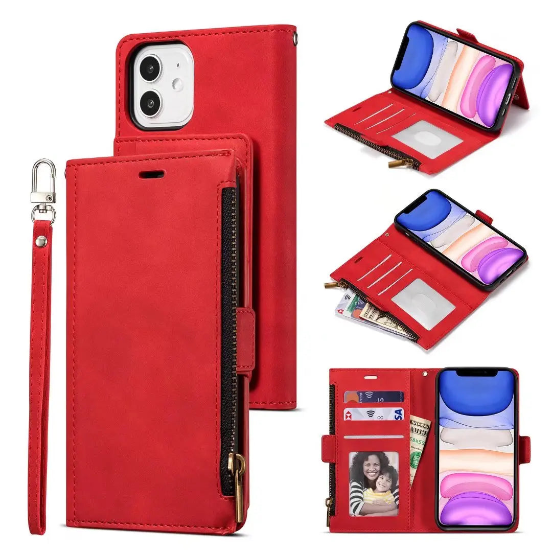 Zipper Flip Leather Wallet Case for iPhone - Premium Mobile Phone Cases from Dressmycell.com - Just $22! Shop now at Dressmycell.com Zipper Flip Leather Wallet Case for iPhone - Premium Mobile Phone Cases from Dressmycell.com - Just $22! Shop now at Dressmycell.com